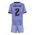 Cheap Real Madrid Daniel Carvajal #2 Away Football Kit Children 2022-23 Short Sleeve (+ pants)
